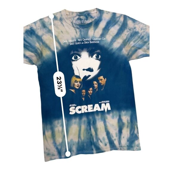 Scream Movie shirt horror poster Drew Courtney David 80's 90's Hot Topic - Picture 4 of 6